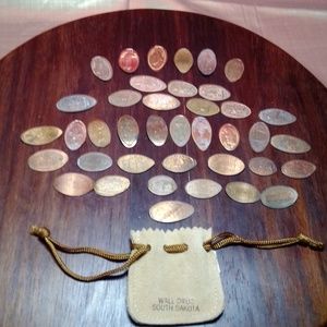 Souvenir Penny's from different locations lot of 38